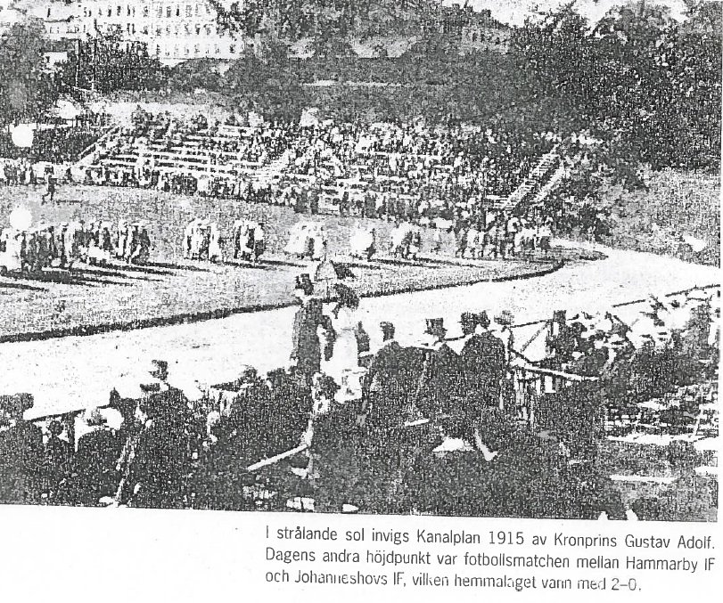 Invigning av Kanalplan 1915